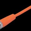 Sensor actuator cable, M12 cable plug, straight, A to open end, 4 pole, 25 m, PVC, orange, 4 A, EVT350