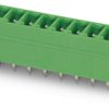 Pin header, 3 pole, pitch 3.5 mm, straight, green, 1882722