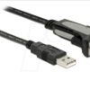 65962 Adapter cable USB-a to serial RS232 / DB9 3 m.