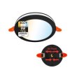 Oprawa podtynkowa downlight LED, 9W, 720lm, IP20, 3CCT, okrągła, czarna, PAULA HOROZ