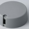 Rotary knob, 6.35 mm, plastic, gray, Ø 40 mm, H 16 mm, A1040638
