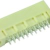 Male connector, type 3Q, 20 pole, a-b, pitch 2.54 mm, press-in connection, straight, 09751206904