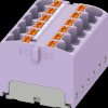 3273828 PTFIX distributor block, 12x4, violet