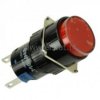 Przełącznik stabilny 16mm; LED 24V; czerwony; LAS1