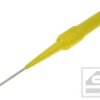 Końcówka pomiarowa 20.160.3 żółty igła 1mm/gn.ban.4mm 1A/30V Amass