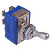 6641-03KB2V APEM On-Off Locking 12mm Toggle Switch DPST 6.5A