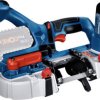 Piła taśmowa akumulatorowa Bosch Professional 0 601 2A0 400 Głębokość cięcia (maks.) 63.5 mm 18 V