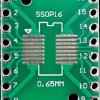 SMA-SOP16 Developer boards - SMD breakout adapter, SOP16 / SSOP16 / TSSOP1