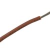 Przewód; silikonowy; SIF; 1 żyła; linka; Cu; 1,00mm2; brązowy; silikon; ciepłoodporny; bezhalogenowy; -60...+180°C; 300/500V; zw