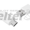 Kabel USB - microUSB 1,0m biały oplot