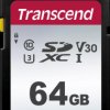 TS64GSDC300S SDXC memory card, 64 GB, UHS-I U1 class 10, 300S