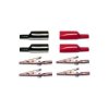 Mueller 010012 Alligator Clip Set Solid Copper Flexible PVC 4mm Compatible