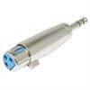 XLR gniazdo 3pin - 6.3 wtyk stereo