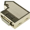 Złącze D-Sub 15-pinowe Żeński Kąt Proste Montaż na kablu raster 2.77mm