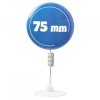 Przypinki 75mm na stojaku zestaw 50 sztuk