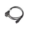 Kabel zasilający CEE7/7 - IEC320 C13 1.8m VDE czarny - Lanberg CA-C13C-11CC-0018-BK