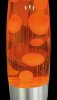 49985 LED lava lamp, 25 W, 400 x 74 mm, white wax + orange liquid