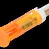 QS81XXO12 Indicator LED, 12 V DC, 8 mm, FASTON, orange