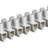 Zacisk rzędowy OBO Bettermann 2056577 25-25 mm² - , 79 CE WS, Ilość styków: 12, 10 szt., biały
