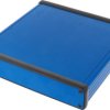 Aluminum enclosure, (L x W x H) 160 x 165 x 31 mm, blue, IP54, 1455R1601BU