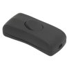 Włącznik przelotowy na kabel PP15 230V 2,5A 2-poz 2-tor 2xNO czarny / 97-022