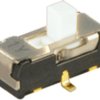 Slide switch, On-On, 1 pole, straight, 200 mA/12 VDC, CL-SB-12B-02
