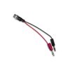 Mueller BU-5120-A-4-0 Test Lead 0.1m BNC to Banana Black/Red 1pc