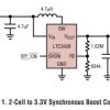 600mA, 500kHz Micropower Synchronous Boost Converter with Output Disconnect