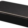 Aluminum die cast enclosure, (L x W x H) 188 x 120 x 37 mm, black (RAL 9005), IP54, 1590DDFBK