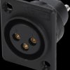 CP3001 XLR female, 3 pins
