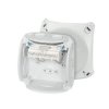 Puszka odgałęźna 93x93x62 5x2,5mm2 CU IP66 szara DK 0202 GZ 62000148
