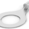 Uninsulated ring cable lug, 6.64-10.5 mm², AWG 8, 19.84 mm, metal, 35666