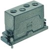 Grommet housing, size 24B, die-cast aluminum, 4 x M20, straight, screw locking, IP65/IP68/IP69/IP6K9K, 19405240440