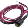 Lampka kontrolna do montażu panelowego 2V dc, Żółta 8mm LED Czarny Wyprowadzenia RS PRO