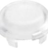 Cap, round, Ø 9.6 mm, (H) 3.1 mm, transparent, for short-stroke pushbutton Multimec 5G, 1JS11