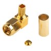 Złącze koncentryczne Montaż na kablu Męski 50Ω typ złącza Złącze SMA 0 → 12.4GHz, zaciskane typ kabla RG58A