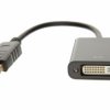 Adapter Displayport -> DVI czarny