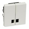 MERTEN Klawisz System M podwójny duże okienko biały polarny MTN438519 SCHNEIDER ELECTRIC