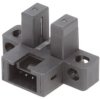 Czujnik fotoelektryczny, nadajnik-odbiornik (szczelina), z konfiguracją wyjścia: NPN, max. 50mA, 5mm, IP50, BS4-L2R