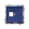 SONATA Obudowa gniazda podwójnego typu Keystone prosta kobalt GPK-2R/p/86 OSPEL