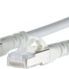 kabel LAN Metz Connect 1308453088-E, 1 szt., RJ45, CAT 6a, S/FTP, 3.00 m, biały