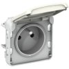 PLEXO IP55 Gniazdo pojedyncze z uziemieniem z przysłonami 069621 LEGRAND