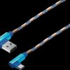 M9L Sync and charging cable, USB-A -> C, 1.0 m, angled, blue