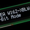 EA W162-XBLW Display OLED, 2x16, 122x44mm, white