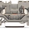 3-wire feed-through terminal, spring-clamp connection, 0.08-2.5 mm², 1 pole, 24 A, 8 kV, orange, 280-650
