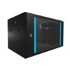 Szafa Rack Montowana Na Ścianie Extralink 6U 600X450 Czarna