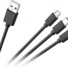 Kabel połączeniowy 3w1, USB A - micro/C/lightning 1.2m