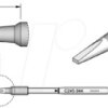 C245944 C245 soldering tip, chisel-shaped, C245944/1.8 x 0.8 mm, straigh