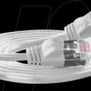 PKW-LIGHT-STP-K6 0.5 WS Cat.6 SLIM light cable, U/FTP, 0,5 m, white