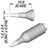 C245158E C245E soldering tip, C245158E/1.2 x 0.4 mm, chisel-shaped